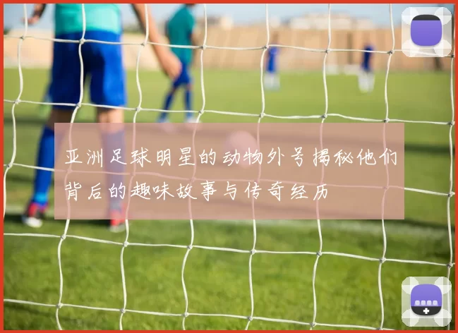亚洲足球明星的动物外号揭秘他们背后的趣味故事与传奇经历